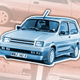 Illustration for article titled This Flyer For An Odd Little Car Uses One Of The Most Unsettling Performance Analogies Ever